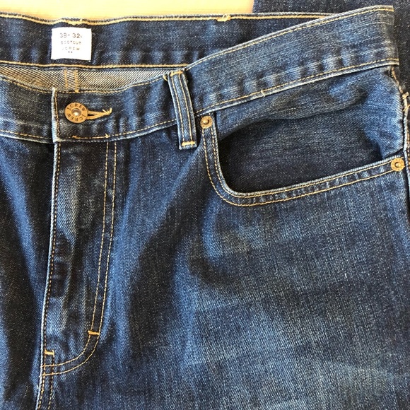 J. Crew Mens Dark Wash Jeans Jeans Waist Size 38 Style Number 86572 - Picture 5 of 15